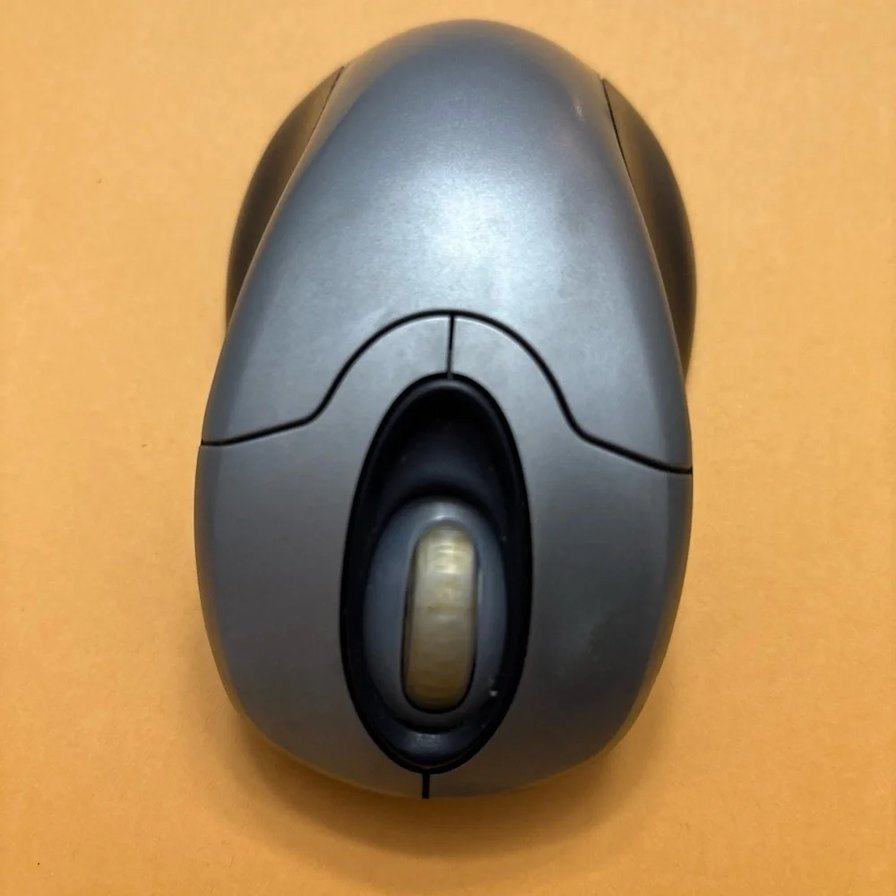 Microsoft Wireless Optical Mouse 2.0 Model 1008 Silver - No Receiver TESTED